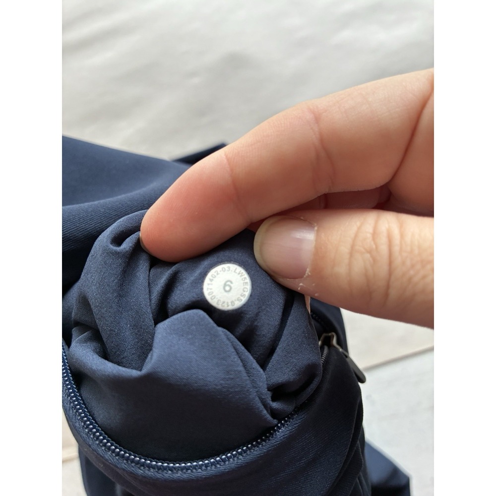Lululemon Smooth Fit Pull On High-rise Pants Sz 6 Blue Casual Comfort Athletic - Picture 6 of 10